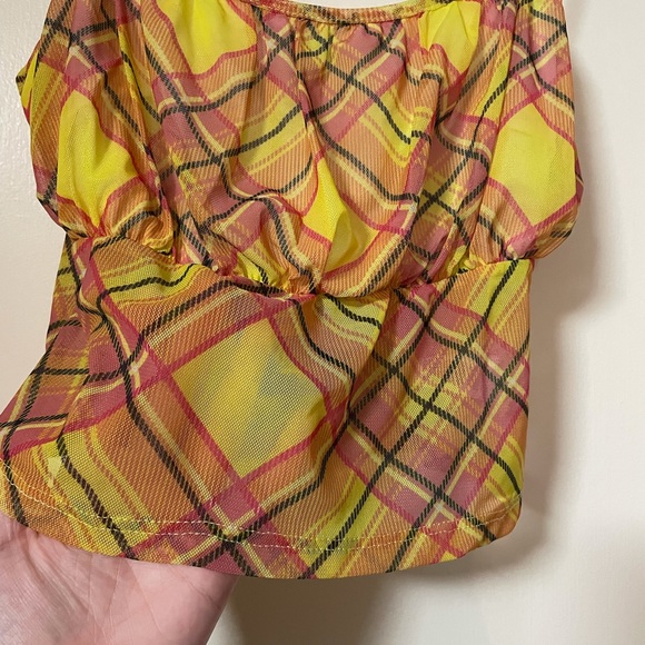 Plaid Crop Tank - Picture 2 of 8